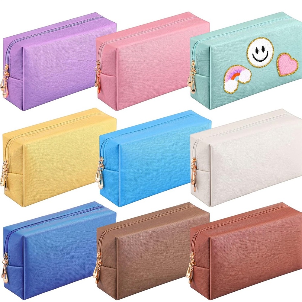 NEW 30 Pcs Makeup Bag PU Leather Cosmetic Bag/ Waterproof Toiletry Bags